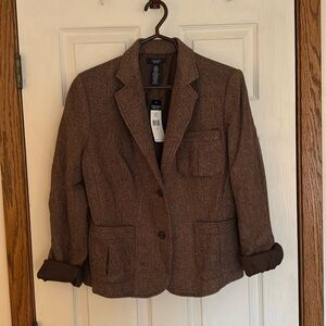 NWT Chaps tweed blazer. Size 16